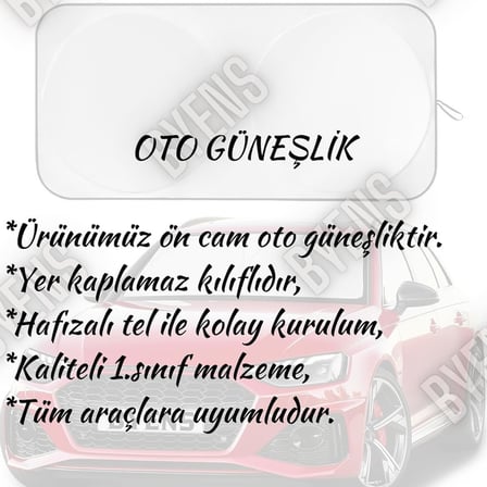 Araba Ön Cam Güneşlik Araba Cam Güneşliği Otomobil Güneşlikleri Araç Gölgelik Oto İçi Katlanır Perdesi