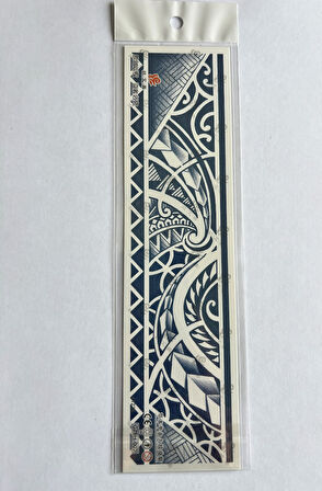 Kol ve Ayak İçin Şerit 28x6 cm GZBH-002 Yarı Kalıcı Geçici Dövme