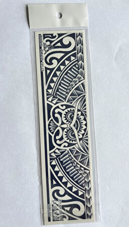 Kol ve Ayak İçin Şerit 28x6 cm GZBH-003 Yarı Kalıcı Geçici Dövme
