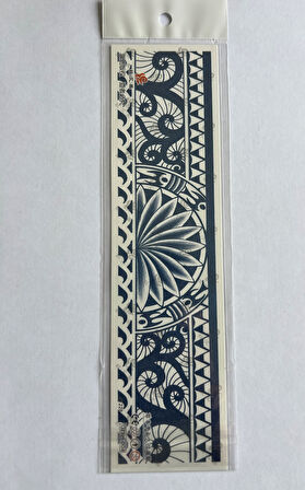 Kol ve Ayak İçin Şerit 28x6 cm GZBH-004 Yarı Kalıcı Geçici Dövme