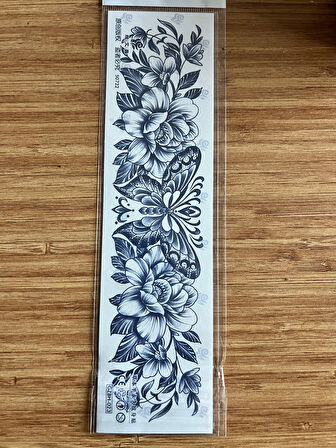 Kol ve Ayak İçin Şerit 28x6 cm GZBH-023 Yarı Kalıcı Geçici Dövme