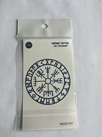 Mitokojik 11x8 cm Yarı Kalıcı Geçici Dövme Yapıştırma Dövme