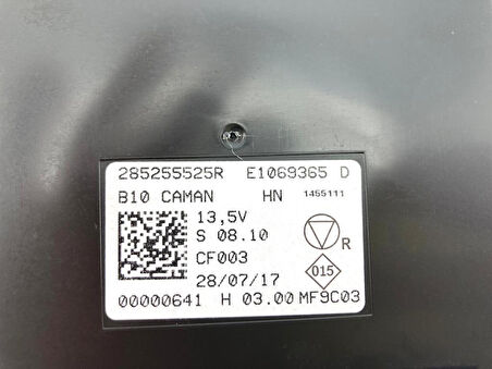 Klima  Beyni - Renault Zoe Faz 2 285255525R Orjinal Mais 