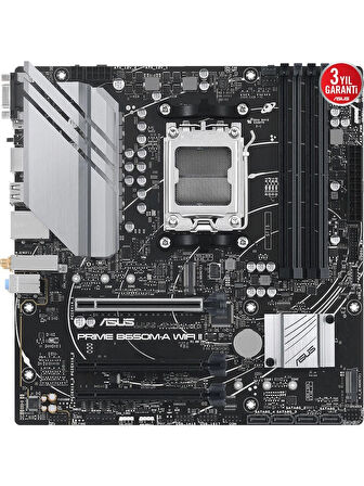 Asus Prime B650M-A Wi-Fi II AMD AM5 DDR5 Micro ATX Anakart OUTLET