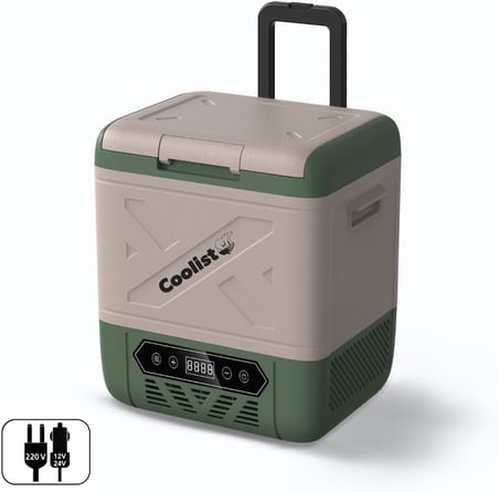 CLK18W 12/24Volt/ 220Volt 18 Litre Kompresörlü Tekerlekli Outdoor Oto Buzdolabı