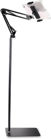 Coofbe Metal Ayaklı Ayarlanabilir Teleskopic 3Eklemli Profesyonel Tablet Tutucu Stand Telefon Tutucu