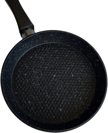 12 cm Granit Sos Tavası – Mini Tereyağı Tavası, Yapışmaz Küçük Tava, Yumurtalık, Sos ve Tereyağı Eritme İçin Tek Kişilik Mutfak Tavası (Yuvarlak)