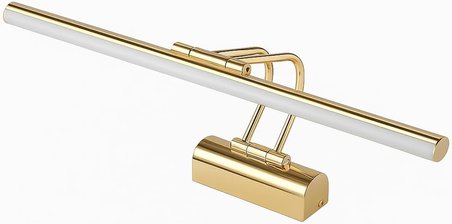 35cm LED Aplik Gold Kasa | 3200K Gün Işığı | IP20 Koruma | Ayna, Tablo ve Resim Banyo Üstü Duvar Aydınlatma | 220V | Modern Tasarım