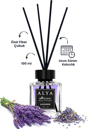 Nature's Scents Lavender Bambu Çubuklu Oda Kokusu - Lavanta Kokusu