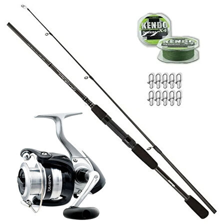 Daiwa Strikeforce 4000 - Okuma Wavepower 244cm 15-40gr Spin Olta Seti