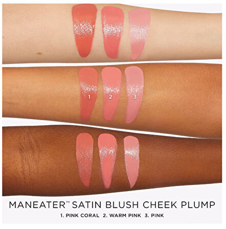 TARTE Maneater Satin Blush Cheek Plump Pink Coral  - Likit Allık