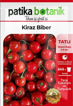 200 Adet Kiraz Biber Tohumu (Tatlı)