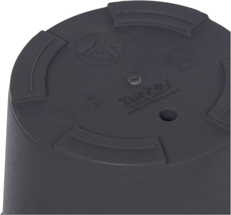 Serinova VHS3 Vaha Saksı 22cm, 3,9 Litre Dış Mekan Saksı Antrasit