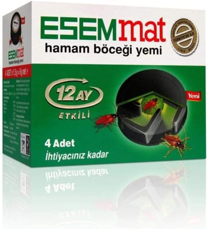 Hamam Böceği Yemi 12 Ay Etkili 4 Adet
