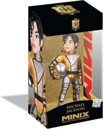 MINIX - Müzik #122 - Michael Jackson - Tarih Turu - Koleksiyon Figürü 12 cm
