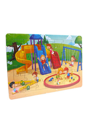 Hikayeli Yapboz Puzzle 25 x 35 cm Park