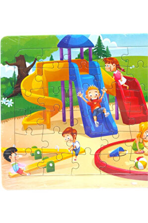 Hikayeli Yapboz Puzzle 25 x 35 cm Park