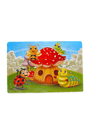 Hikayeli Yapboz Puzzle 25 x 35 cm Mantar