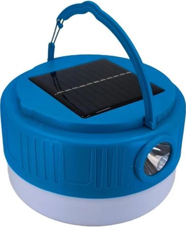 Kamp Lambası Solar Şarjlı El Feneri USB Type-C Şarj Çıkışlı Power Bank Özellikli