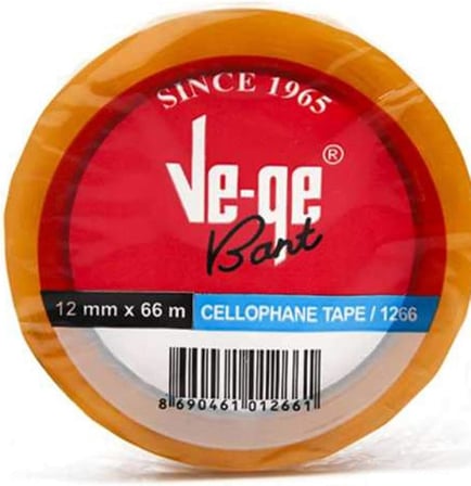 VeGe Selefon Cellulose Bant (12 mm x 66 m)