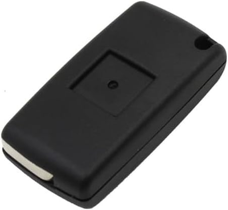 AutoHan Keys Peugeot 207 307 308 Partner Citroen C3 C4 C5 için 2 Butonlu Anahtar Kumanda Kabı, Siyah, Pil Yuvasız