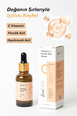 C Vitamini Serum Leke Gidermeye Yardımcı ve Cilt Aydınlatıcı 30 ML