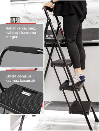 Master 504292 Europen Step Merdiven 4 Basamaklı