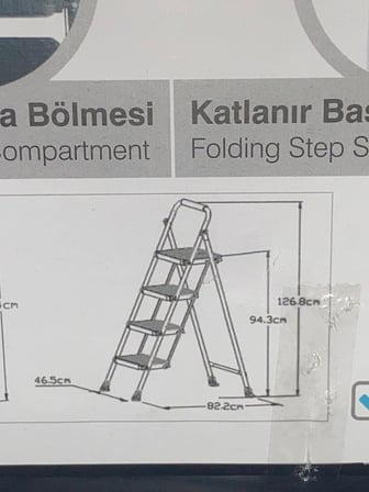 Master 504292 Europen Step Merdiven 4 Basamaklı