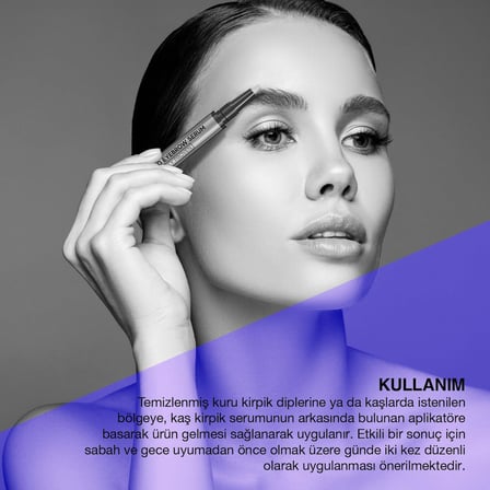 Bioxcin Kaş ve Kirpik Serumu – BioComplex B11, Hyaluronik Asit, Hint Yağı ve Peptit İçerikli – Gürleştirici ve Uzatıcı Etki – 10 ml