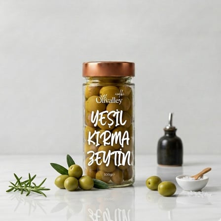 Yeşil Kırma Zeytin 500 g