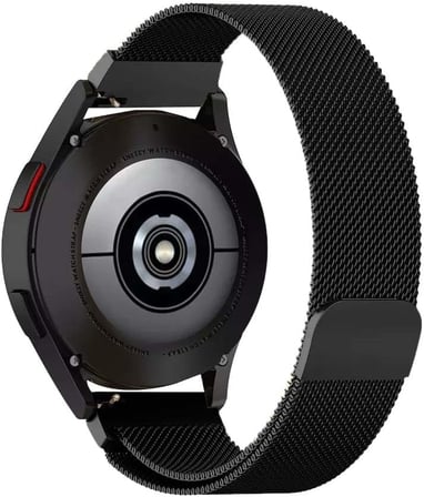 Samsung Galaxy Watch 4 40-42-44-46mm İle Uyumlu 20mm Woven Wire Metal Hasır Kordon