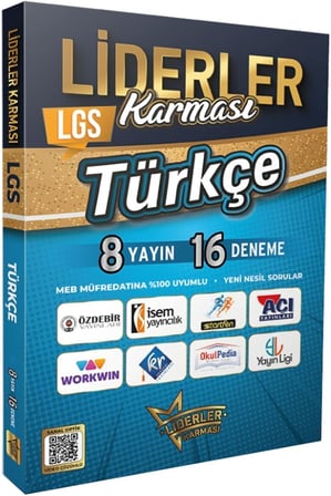 2026 Model 8.sınıf Lgs 8 Yayın Evinden 16 Türkçe Branş Deneme Liderler Karması