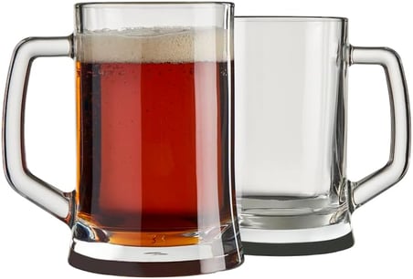 PAŞABAHÇE Pub Kulplu Bira Bardağı, 660 ml, 2 Parça