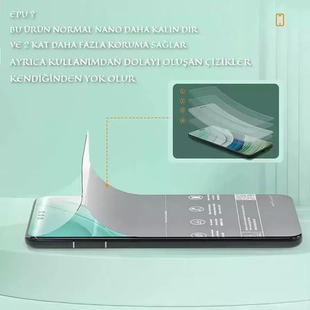 Redmi NOTE 17 PRO MAX Uyumlu NANO Ekran Koruyucu Esnek ULTRA İnce - SANDEX - EPU HD