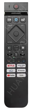 Huayu PH-V17 Philips Netflix-Prime Video- Youtube- Disney Plus Tuşlu Ses Komutlu Lcd-Led Tv Kumanda