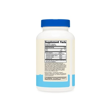 BioCell Kolajen 1000 mg 60 Kapsül - Hydrolyzed Type II Collagen & Chondroitin- usa menşeii