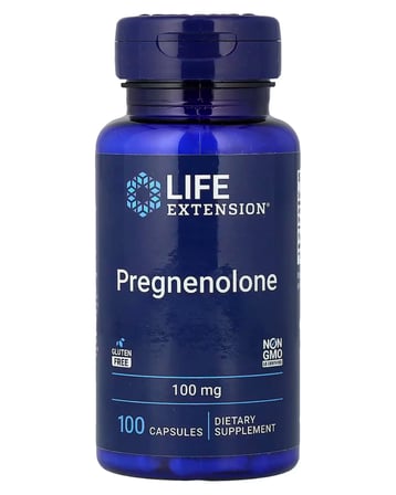 Pregnenolone 100 mg 100 Capsules - microcrystalline cellulose, gelatin, vegatable stearate, silica.