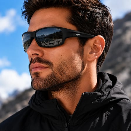 160-COL Spor Seri Polarize Erkek Güneş Gözlüğü-Polarize-UV400-Yansıma Giderici 64-Ekartman
