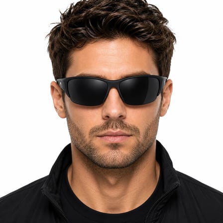 157-COL Spor Seri Polarize Erkek Güneş Gözlüğü-Polarize-UV400-Yansıma Giderici Ultra Hafif 63-Ekartman