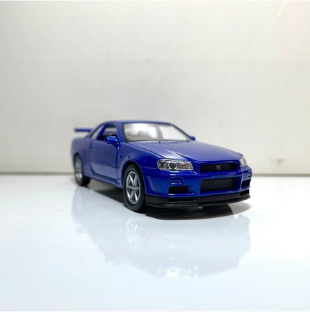 Nissan Skyline Gtr R34 1/36 Ölçek Diecast Metal Model Araba Oyuncak Araba