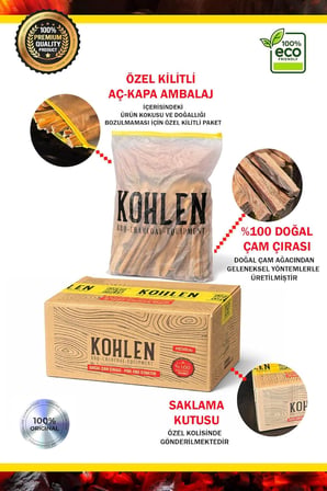 Doğal Çam Çırası - Şömine, Mangal Ve Soba Için Hızlı Tutuşturucu 2 Kğ