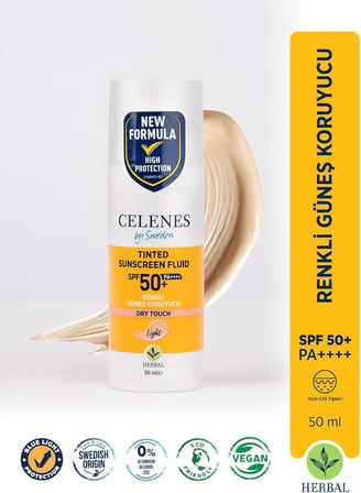 Herbal Renkli Güneş Koruyucu Dry Touch Light 50 Spf