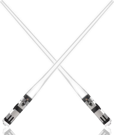 8 Parça LED Işıklı Chopstik Işık Kılıcı Yemek Çubukları Star Wars Tema Çöpstik