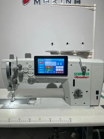 SEWPOWER MOONSTAR ÇİFT PAPUÇ DİKİŞ MAKİNESİ KALIN MATERYAL 2867 MODEL