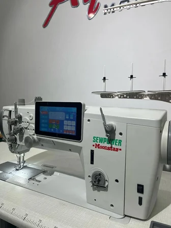 SEWPOWER MOONSTAR ÇİFT PAPUÇ DİKİŞ MAKİNESİ KALIN MATERYAL 2867 MODEL