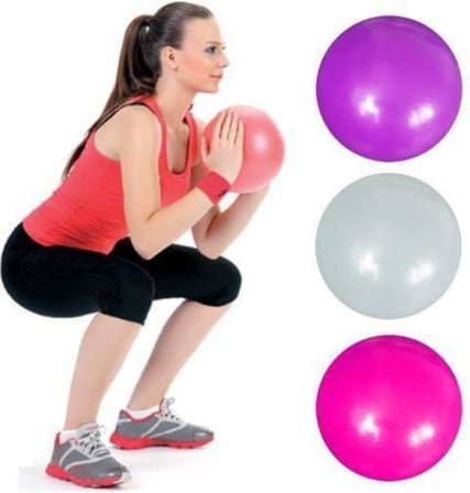 Clifton Pilates Topu 25 Cm Deluxe Pilates Topu Mini Top, Tek Ebat, pltmt25, MOR