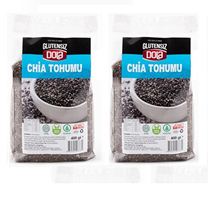 Dola Glutensiz Chia Tohumu 400 g 2 adet