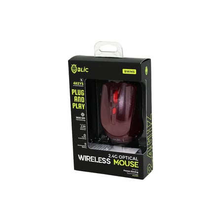 BORDO KABLOSUZ MOUSE 2.4G 8-10M DİSTANCE WİRELESS - KABLOSUZ 1600DPI OYUN FARE BWM-5 (2)