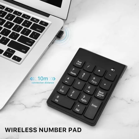 Kablosuz Sayısal Tuş Takımı, 18 Tuşlu Numerik Keypad, Numpad Klavye
