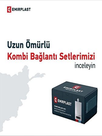 KOMBİ ALT BAĞLANTI SETİ DİRSEKLİ